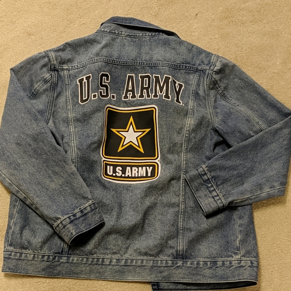 Victoria's Secret Army jean jacket size m